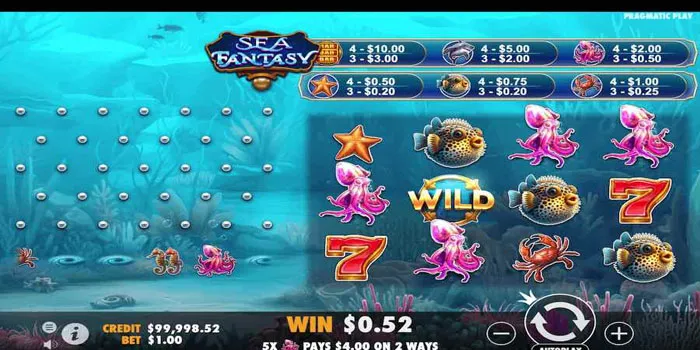 Cara Bermain Game Slot Sea Fantasy